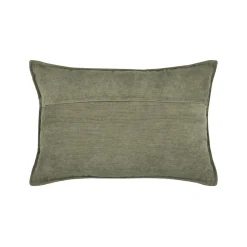 Coussin rectangulaire velours (40 x 60 cm) Dandy Vert kaki