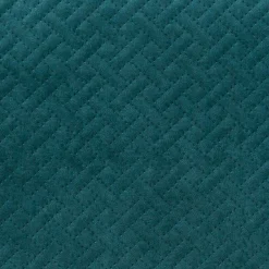 Coussin rectangulaire velours (30 x 50 cm) Dolce Bleu canard