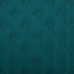 Couvre-lit et taies d'oreiller (240 x 260 cm) Kalia Bleu canard