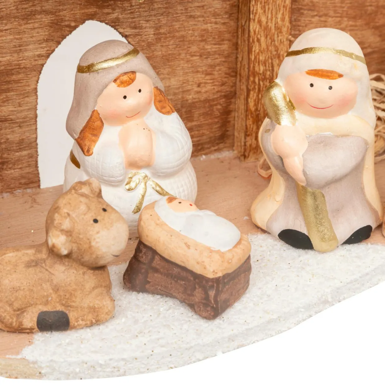 Crèche de Noël complète (H16 cm) Saint-Amaury