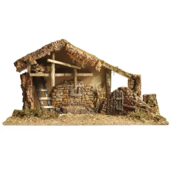 Crèche de Noël vide (Hauteur 25 cm) Saint-Charly