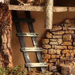 Crèche de Noël vide (Hauteur 25 cm) Saint-Charly