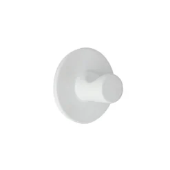 Crochet adhésif 3M (D4 cm) Zinc Blanc