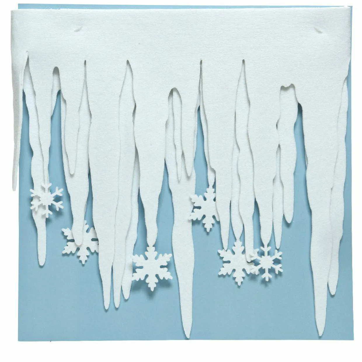 Décor de Noël pour fenêtre (L200 cm) Stalactites