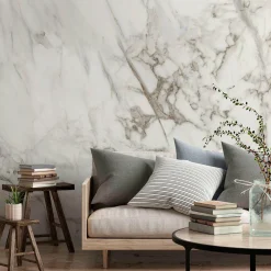 Décoration murale adhésive (257 x 260 cm) Brown Jasper Gris