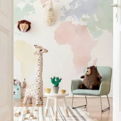 Décoration murale adhésive (321 x 260 cm) Cute World Multicolore