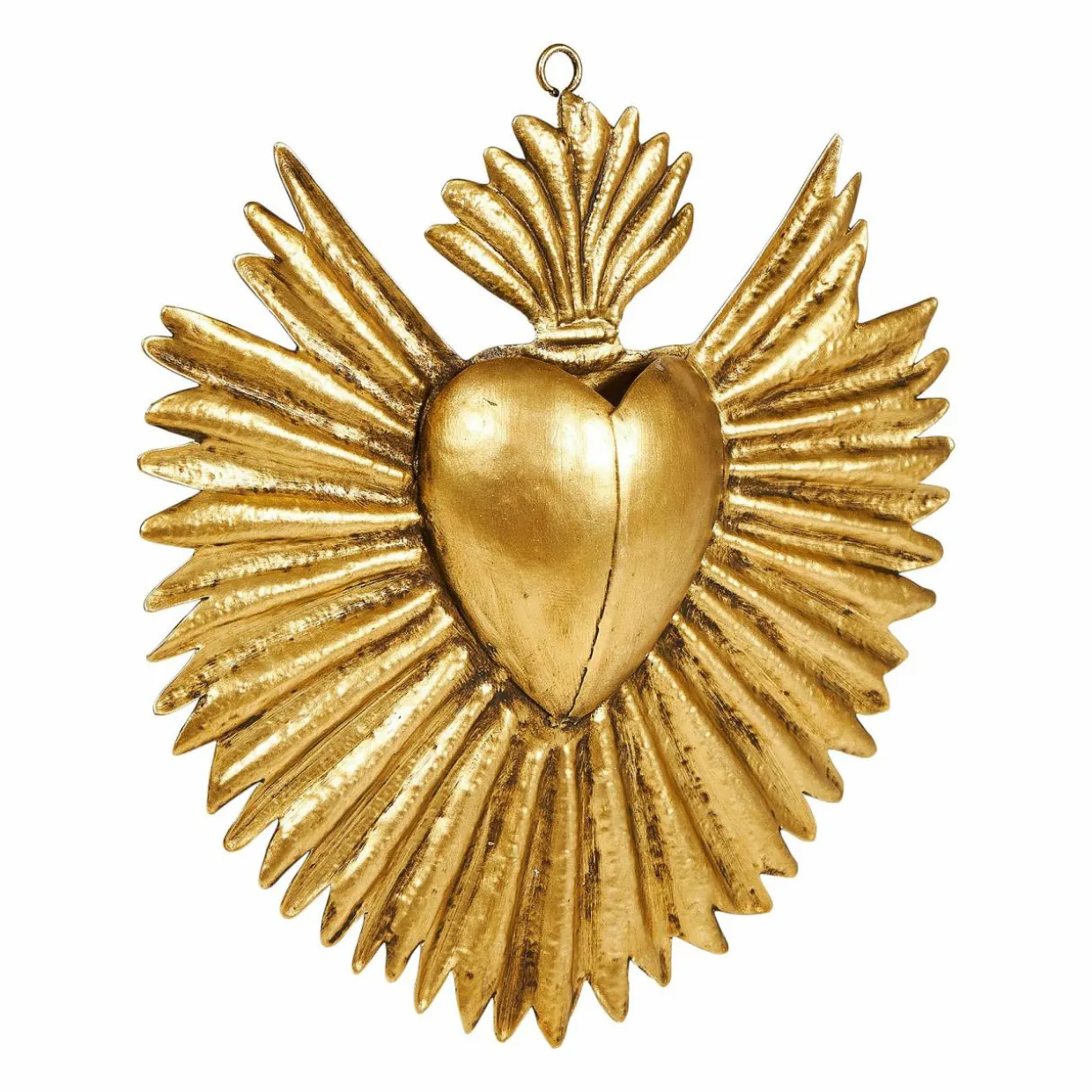 Décoration murale métal (H18 cm) Exvoto Or