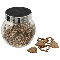 Décorations à parsemer (20 gr) Petits sapins en bois
