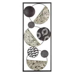 Decoration murale métal (H61 cm) Ethnic Noir