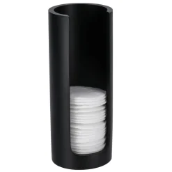 Distributeur à cotons (H17 cm) Japandi Noir
