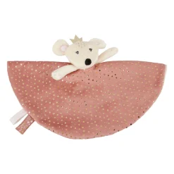 Doudou bébé (26 cm) Souris Rose