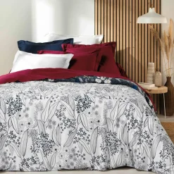 Drap housse coton bio (160 x 200 cm) Biolina Bleu nuit