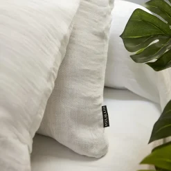 Drap housse gaze de coton (200 x 200 cm) Gaïa Blanc chantilly