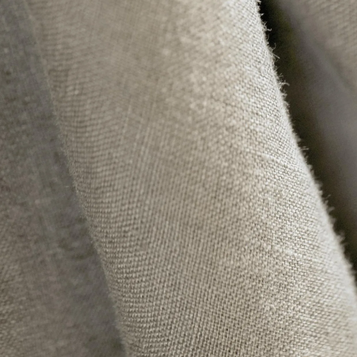 Drap housse lin lavé (160 x 200 cm) Louise Beige