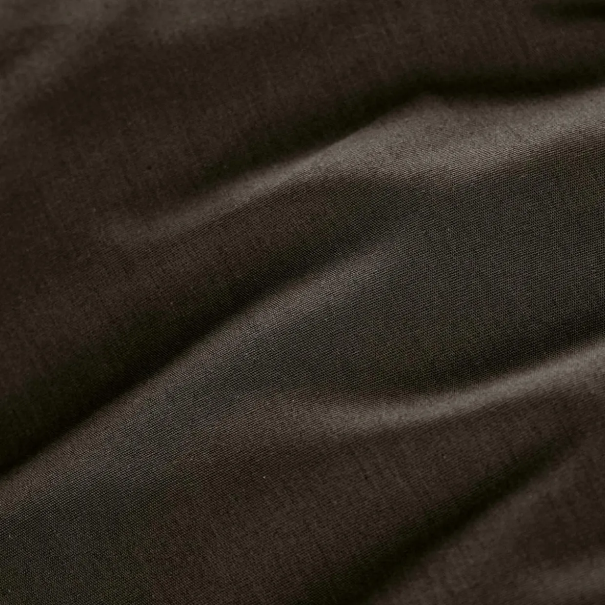 Drap housse percale de coton (140 x 190 cm) Cali Noir