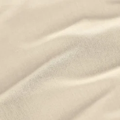 Drap housse percale de coton (90 x 190 cm) Cali Beige