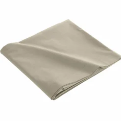 Drap plat coton bio (240 x 300 cm) Biolina Taupe
