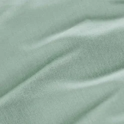 Drap plat percale de coton (270 x 300 cm) Cali Vert eucalyptus
