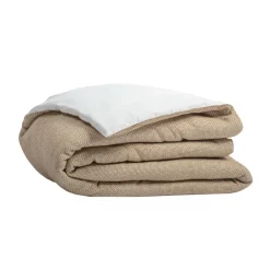 Edredon coton (90 x 220 cm) Jamy Marron