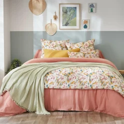 Edredon gaze de coton (90 x 200 cm) April Mullticolore