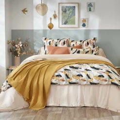 Edredon gaze de coton (90 x 200 cm) Mathilda Mullticolore