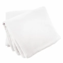 Edredon quadruple gaze de coton (90 x 220 cm) Victoria x Gaïa Blanc chantilly