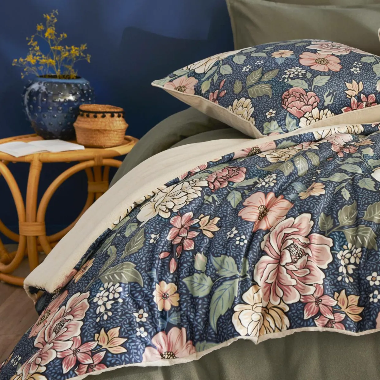 Edredon velours (90 x 220 cm) Dolores Rose