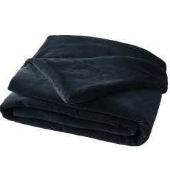 Edredon velours de coton (90 x 200 cm) Victor Bleu nuit