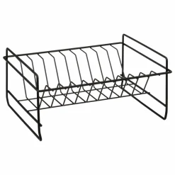 Egouttoir de cuisine en métal 2 niveaux (48 x 28 cm) Blackwood Noir