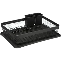 Egouttoir vaisselle en métal (43 x H13 cm) Mayaj Noir