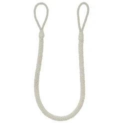 Embrasse rideau (80 cm) Pearl Blanche
