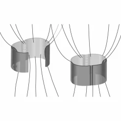 Embrasse rideau manchette Orient Bleue