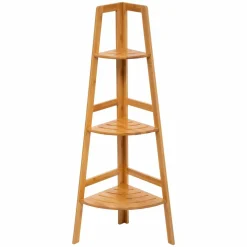 Etagère d'angle bambou (H103 cm) Siao Naturel