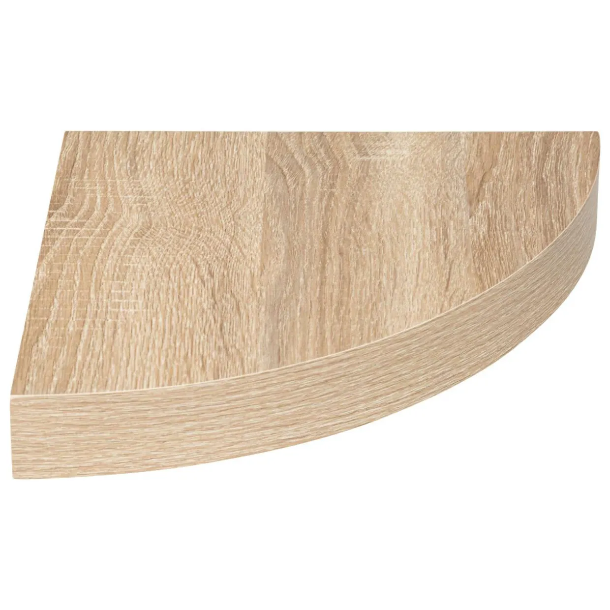 Etagère d'angle en bois (25 cm) Chêne Naturel