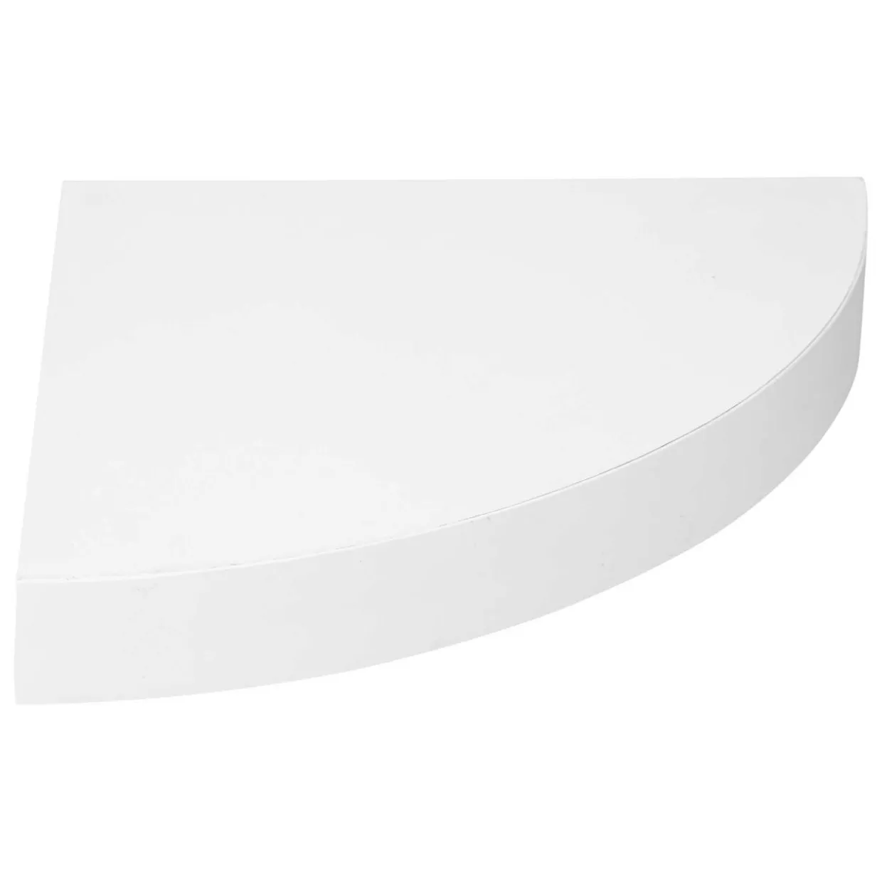 Etagère d'angle en bois (25 cm) Blanc