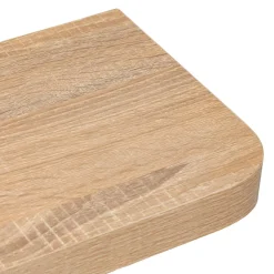 Etagère murale en bois (60 cm) Coins arrondis Fixy Naturel