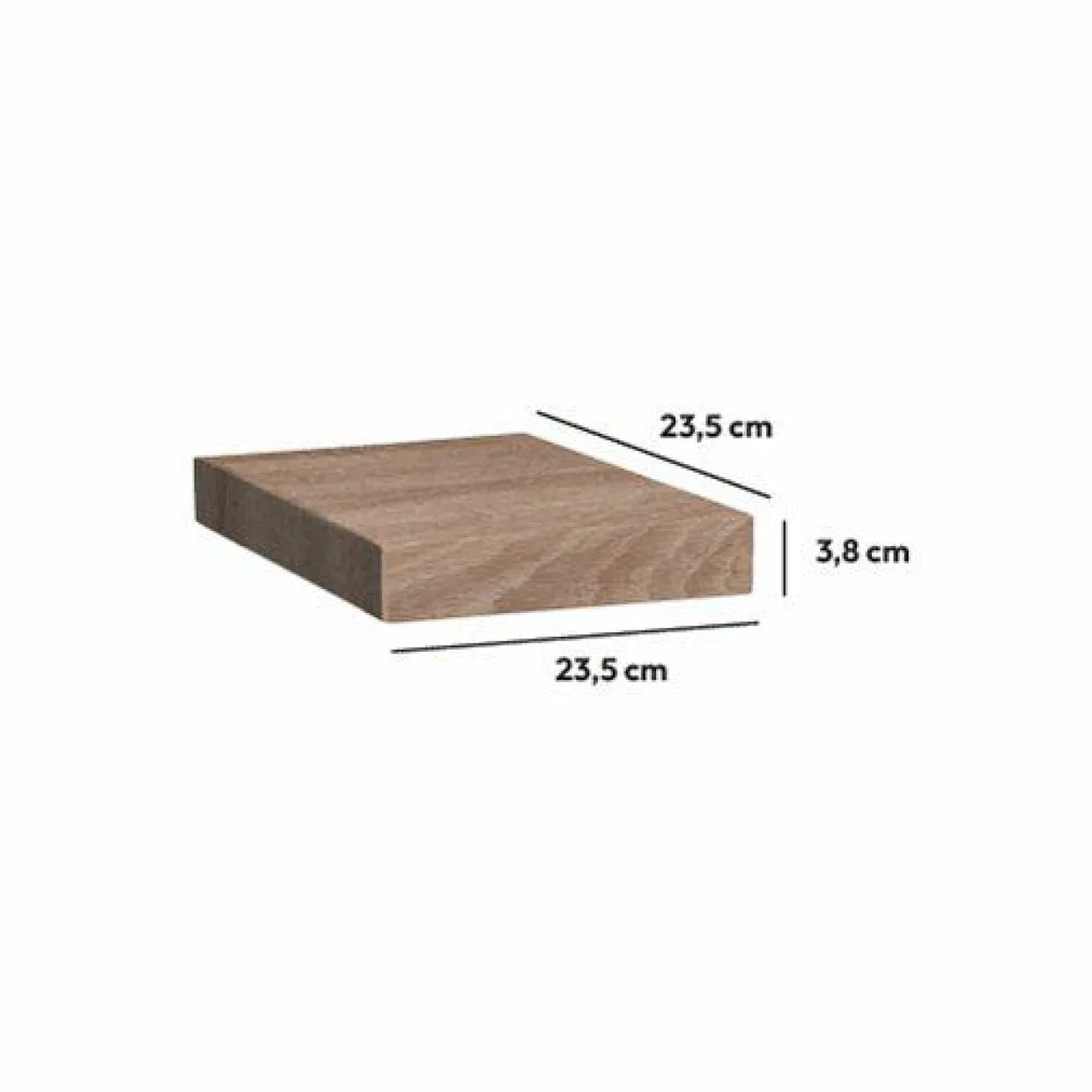 Etagère murale en bois (23,5 cm) Fixy Naturel