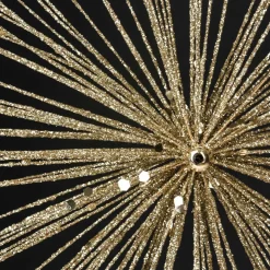 Etoile de Noël à suspendre (H15 cm) Galaxy pailletée Or