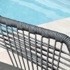 Fauteuil de jardin empilable Seville - Gris