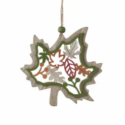 Feuille à suspendre (H12 cm) Erable Multicolore