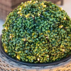 Filet lumineux à piles D50 cm 84 LED Durawise Blanc chaud