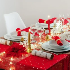 Fleur décorative sur pince (D24 cm) Bella Rouge