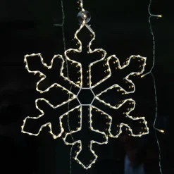 Flocon lumineux à suspendre 220 LED (D37 cm) Everest Blanc chaud