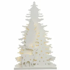 Foret illuminée à piles 20 LED (H36 cm) Nordique blanc chaud