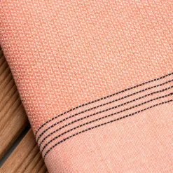 Fouta coton recyclé (100 x 200 cm) Beach Corail