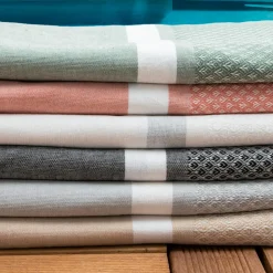 Fouta coton recyclé (100 x 200 cm) Selma Corail