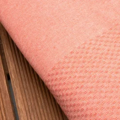 Fouta coton recyclé (200 x 200 cm) Ecume Corail
