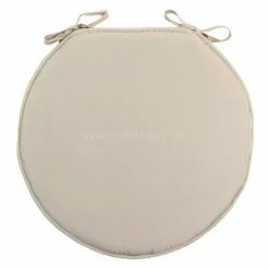 Galette de chaise ronde (40 cm) Nelson Beige