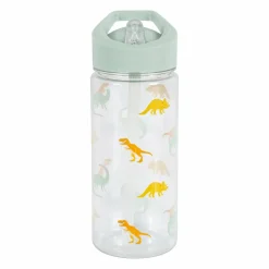 Gourde enfant plastique (17,5 cm) Dino Verte