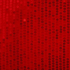 Grand nœud de Noël (H47 cm) Prestige sequins Rouge